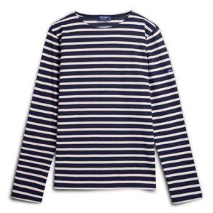 Saint James Meridien Moderne Medium French navy/ecru Breton stripe sailor top